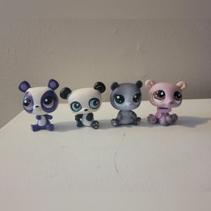 Littlest Pet Shop Bears Set of 4
